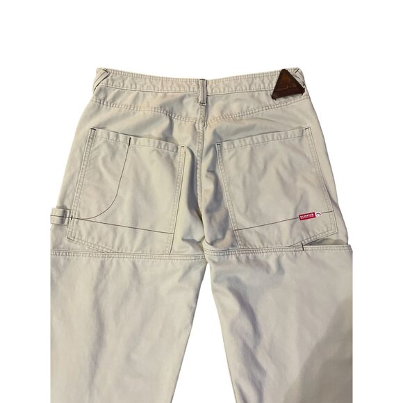 Vintage Levis Silvertab Pants Mens 36x32 Used Light Tan Baggy Carpenter - Picture 6 of 16